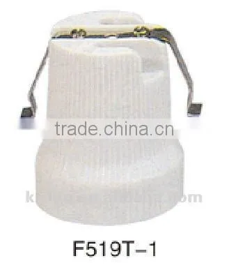 E27 porcelain/ceramic screw shell lampholder socket