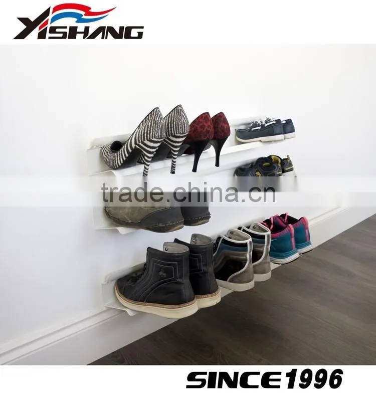 Get Your Shoes Off the Floor with a DIY Floating Shoe Rack