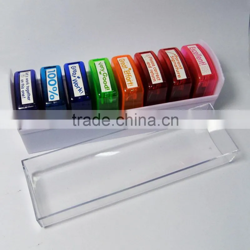 High quality self-inking motivation funny teacher stamp