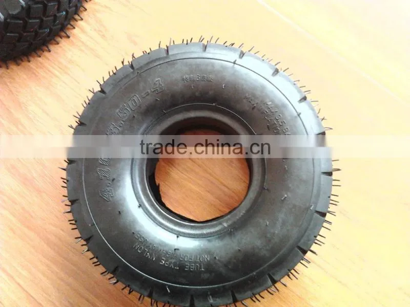 6PR High rubber content Hand trolley tire 4.10/3.50-4