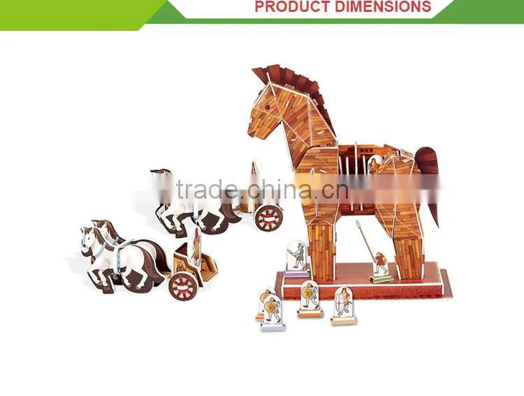 Funny 3d puzzle game children intelligence toy iq puzzle