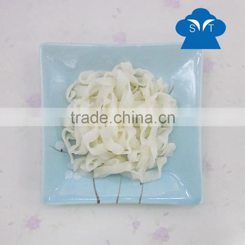 Oat noodles tagliatelle fettuccine made of konjac flour