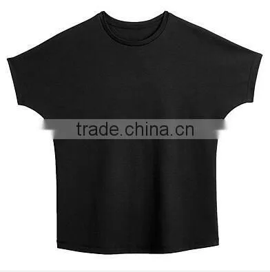 Ladies t shirt casual bat wings sleeves women t shirt