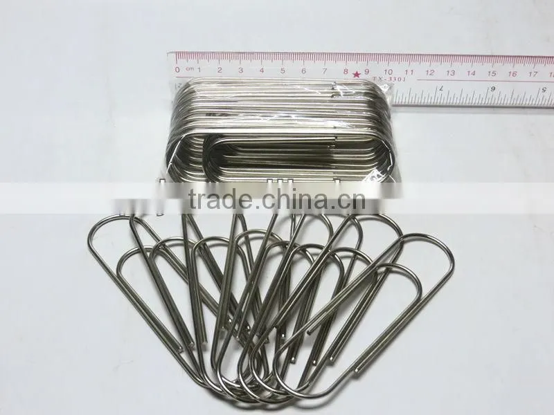 Heavy duty paper clips School supplies Chinese paper clips factory and stationery manufacture