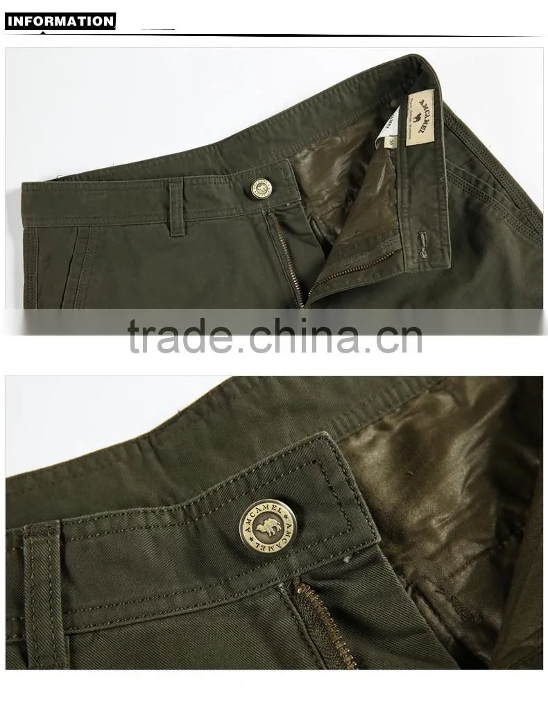 wholesale reflective mens cargo pants with side pockets