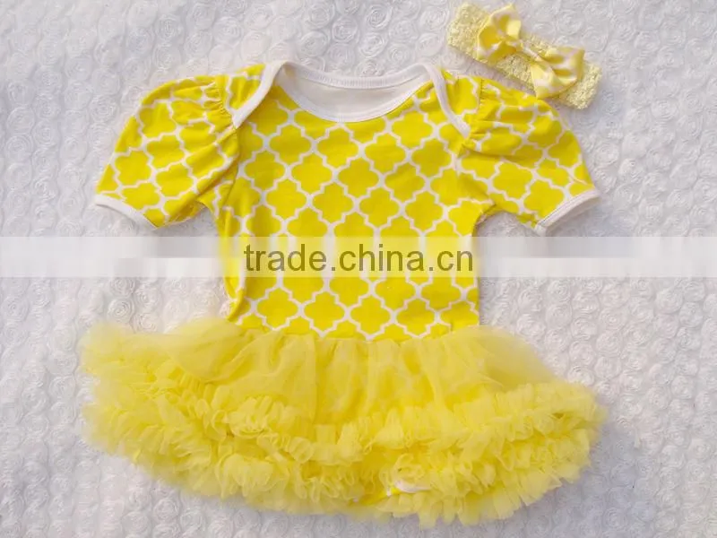 2014 New Style Baby Girl Bodysuit with skirt,Infant baby Onesie Kids Clothing in wholesale