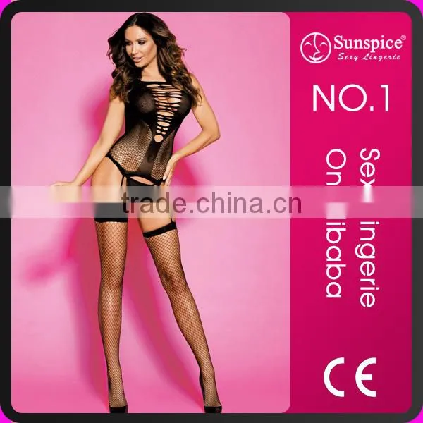 Cheap Hot Sexy Nylon Fishnet Bodystocking