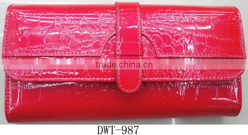 Fashion new croco cowhide Genuine leather popular wallet