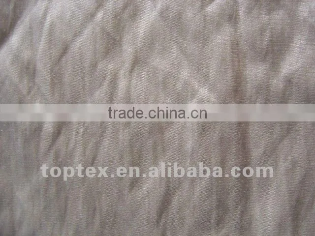 solid dyed metallic fabric for garment