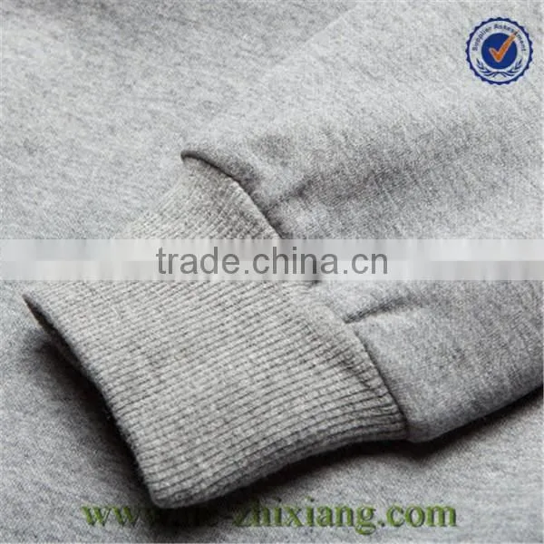 2017 new design mens pullover hoodie without pockets