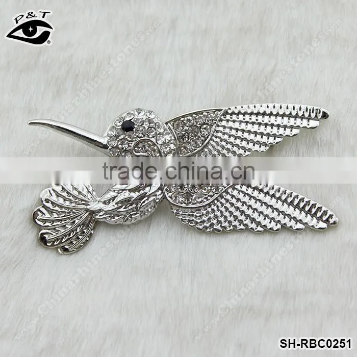 Crystal Animal Bird Brooch eagle shape pin brooch wholesale brooches