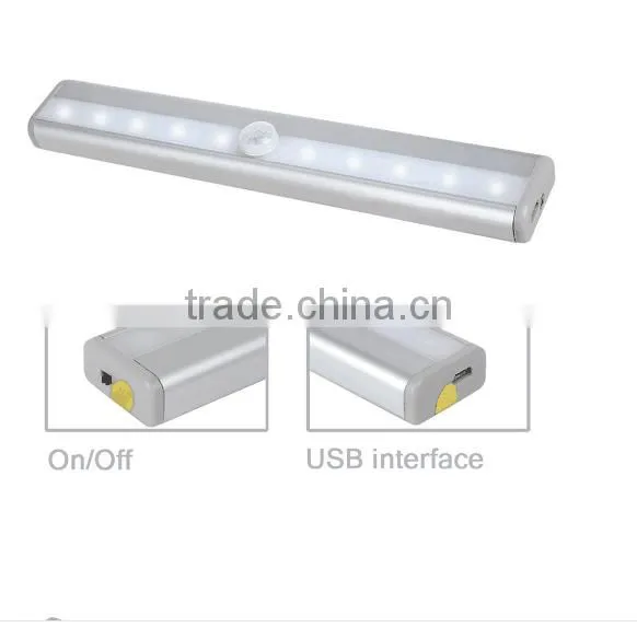 2017 Top Selling Home Decoration Light Led Cabinet Lights Usb Night Lights With Motion Sensor