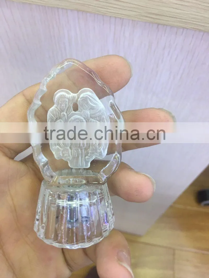 Wholesale Glitta Fashion wedding gifts for guests Christianity Jesus Christian crystal gift wedding favors JC-CC-01