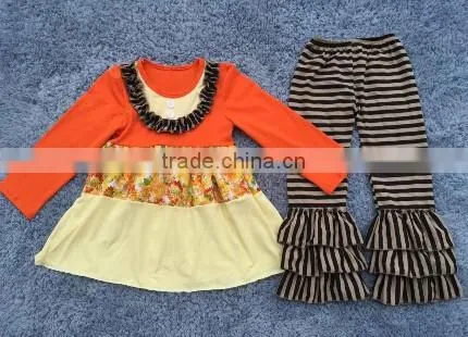 Children clothing 2016 newborn baby clothes halloween costumes cotton frock suit design lace ruffle clothes outfits