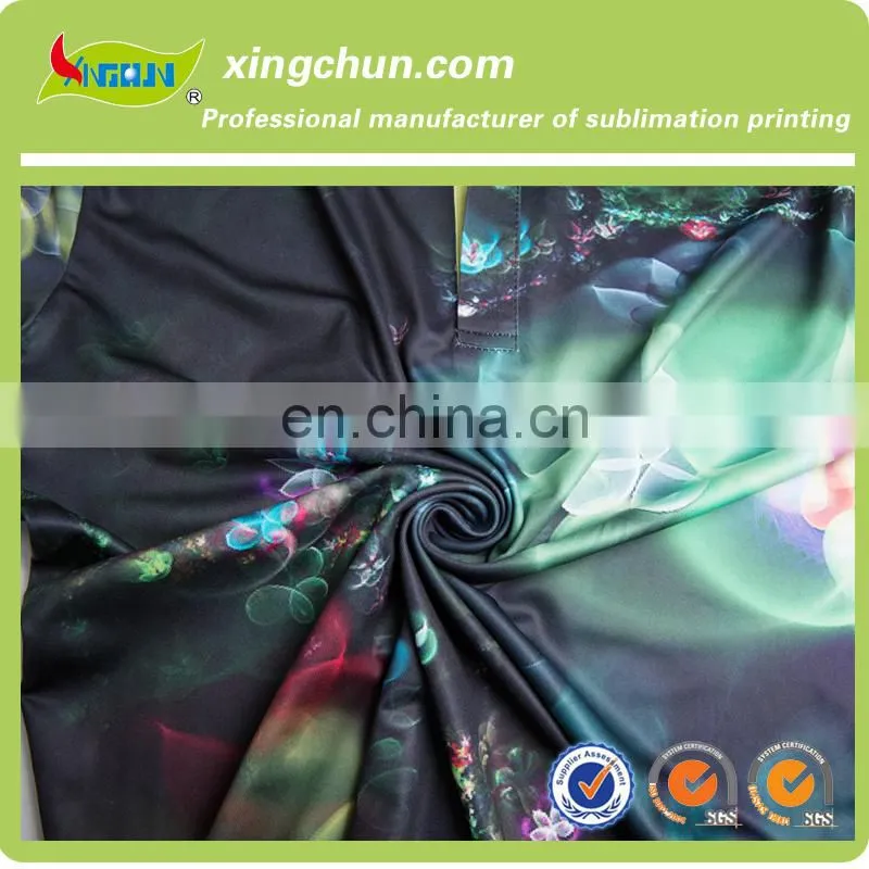 Colorful flowers design high quality polyester dye sublimation printing men's polo tees for promotion