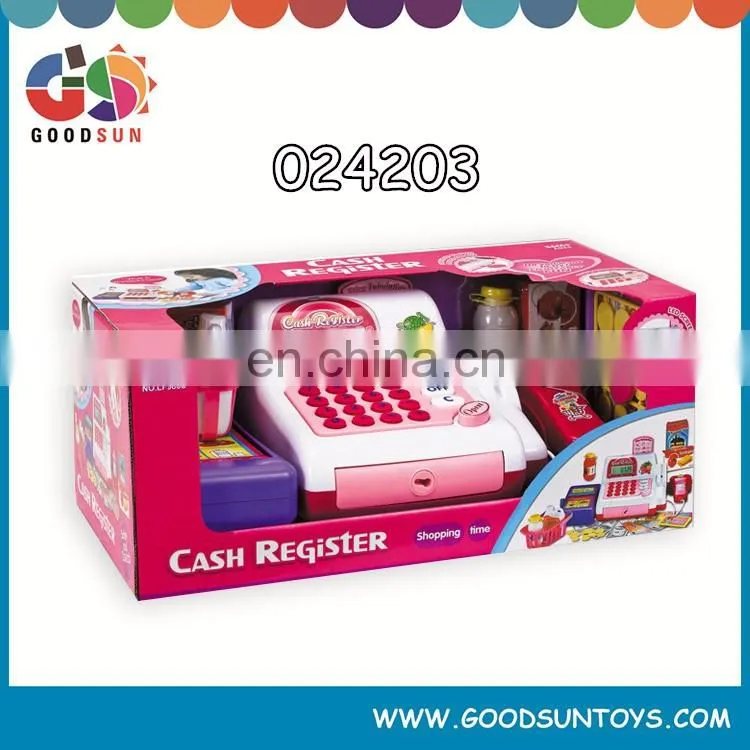 Best selling toy cash registers for kids kid cash register toy kids play checkout counter toys cheap price chenghai toys