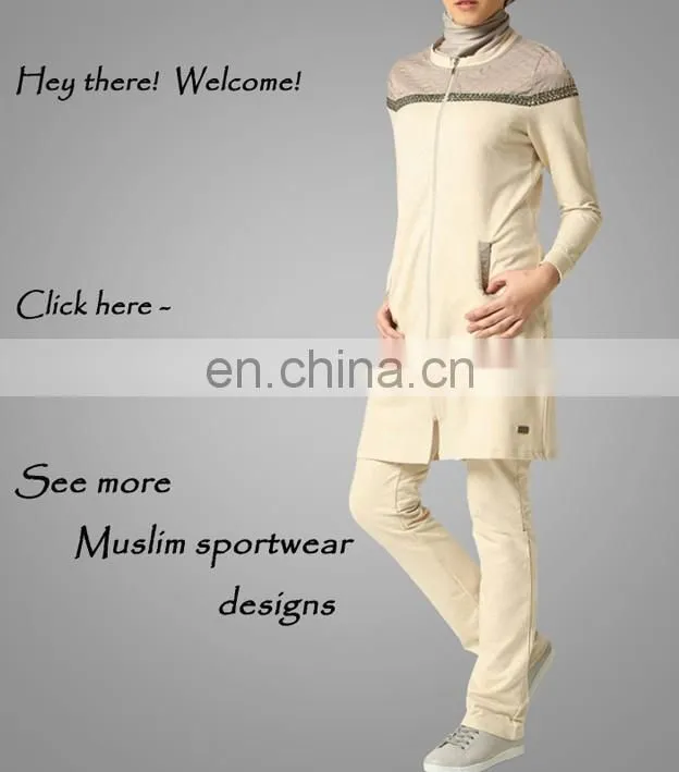 Beautiful Girls Sportswear Suit for Muslim Wear Suitable Muslim Women Sport Suit