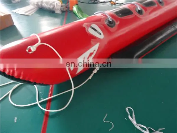 Top quality cheap inflatable banana boat for water games