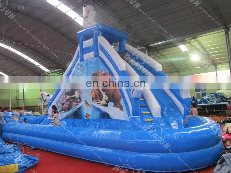 inflatable jumbo water slide inflatable slide for pool