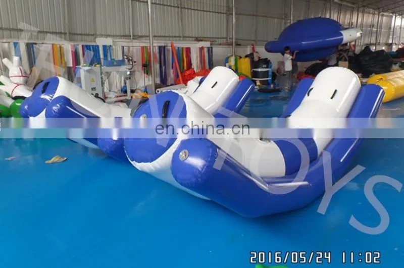 8 person ride Floating Dolphin inflatable water ski banana towable boat