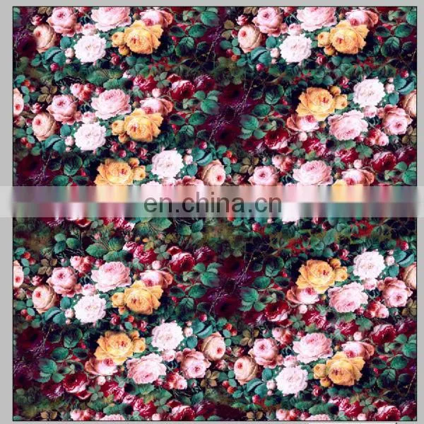 Printed Cotton Fabric Spandex Jersey Knitted Products