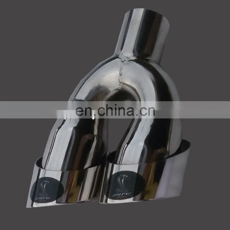 Stainless Steel Brushed Finish Dual Exhaust Tips