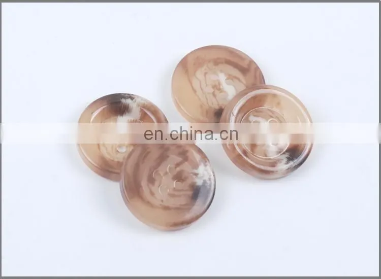 Craft Handmade 4 holes Overcoat Resin Button BP40546