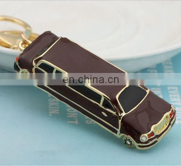 WHOLESALE FACTORY CTYSTAL CAR CHOCOLATE LIMO KEYCHAIN
