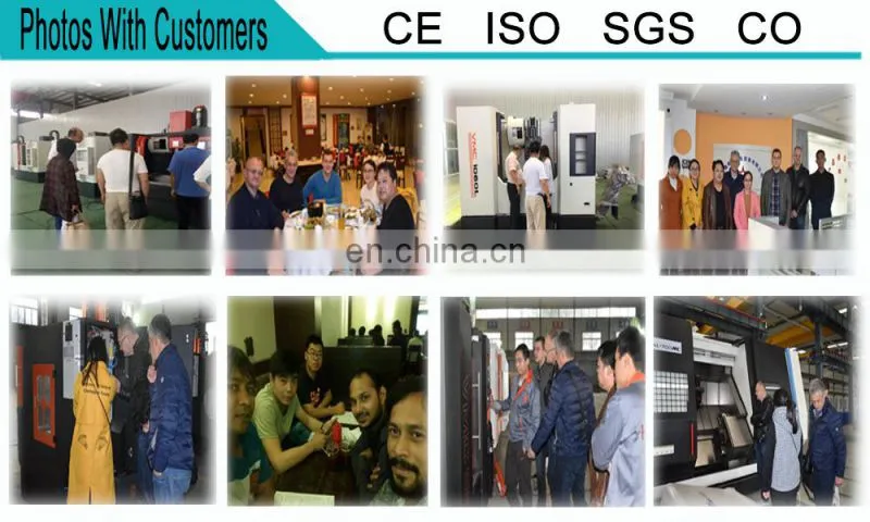 H100-1 Linear Guideways Machine Rotary Table 4 Aixs CNC Milling Machine