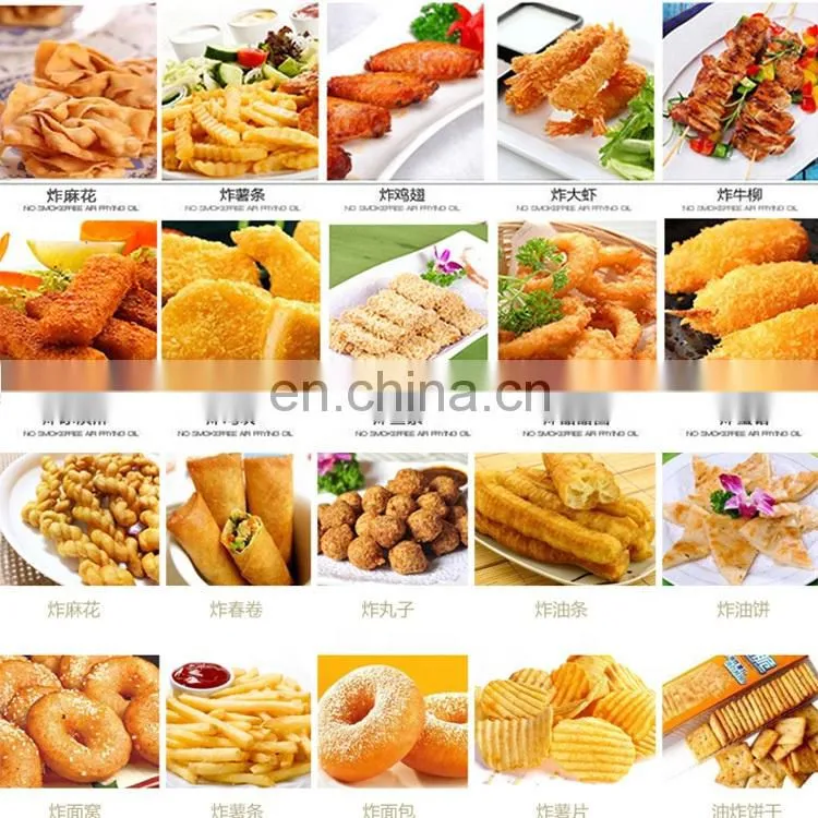 Top quality automatic potato chips frying machine onion chicken wing frying machine