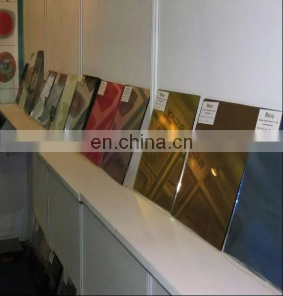 golden reflective glass price is good all kinds of bronze dark blue golden reflective glass