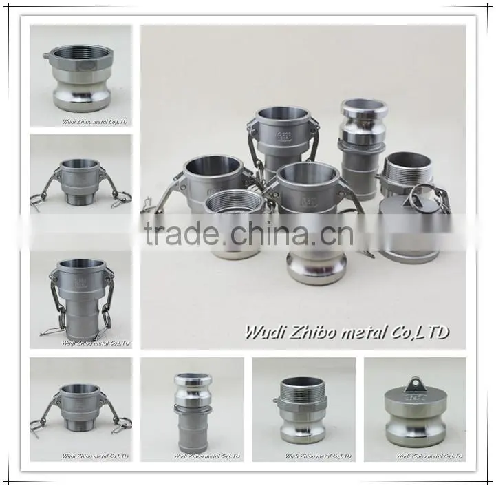 Polypropylene camlock couplings of all models