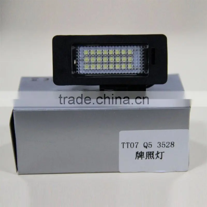 LED License Plate Light Assemblies For A1 A6 A7 Q5 TT Volkswagen VW Jetta Passat Touareg Touran E8 Mark