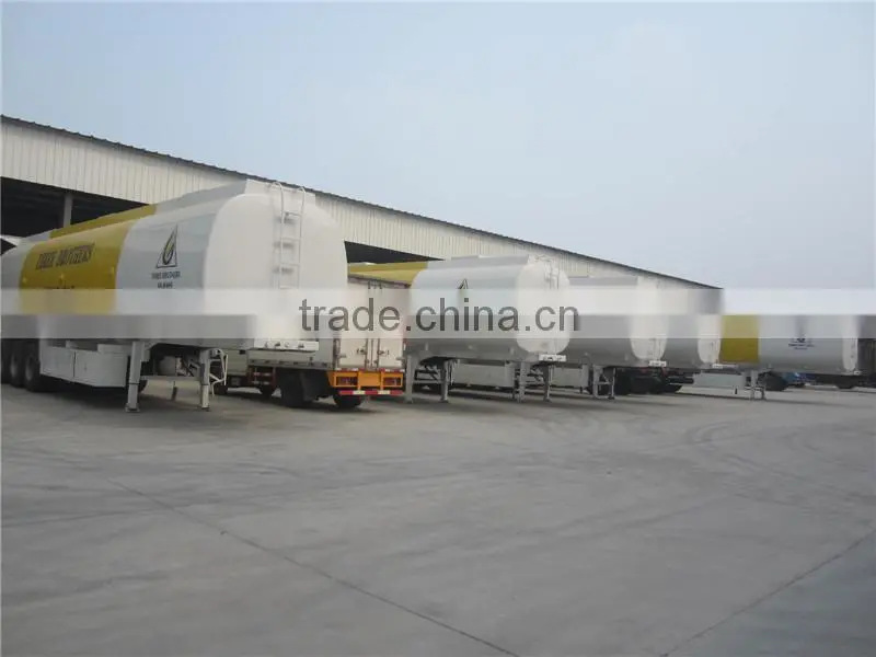 manufacturer sell 3 axles diesel tank trailer