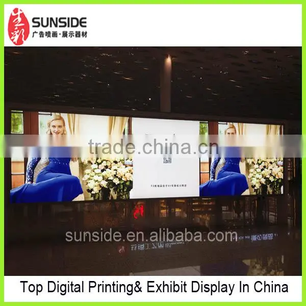 Backlit film street advertising banner In GZ