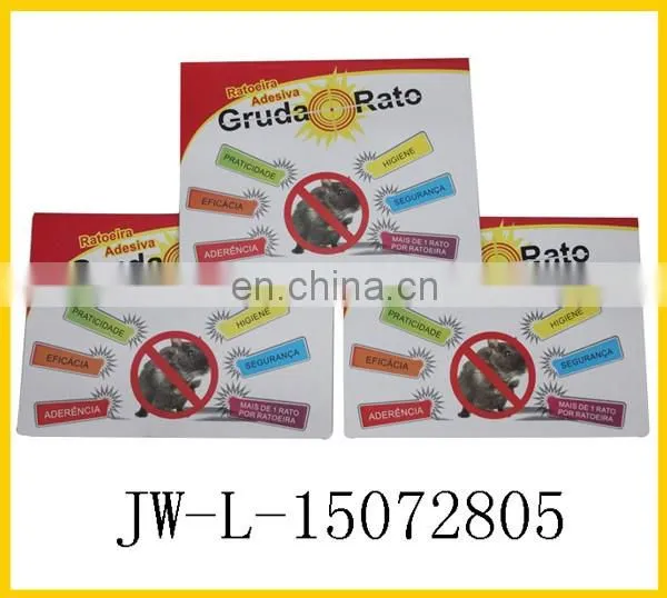OEM Rat Glue Trap Rat Rato Card Adsivo Gruda Rato For Brazil