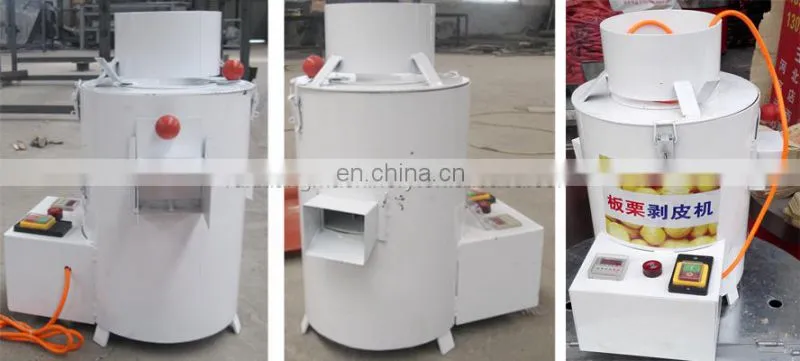 The newest Hazelnut Ginkgo Chestnut peeler cracker machine