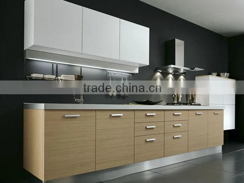 Acrylic and melamine board kitchen cabinet-hot sales