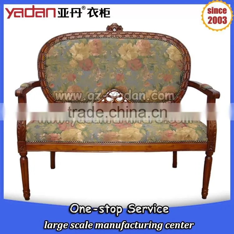 Comfortable simple carving wooden dining armchair