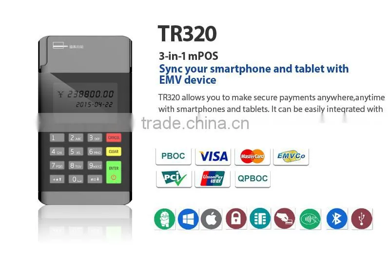 EMV 3-in-1 mPOS TR320