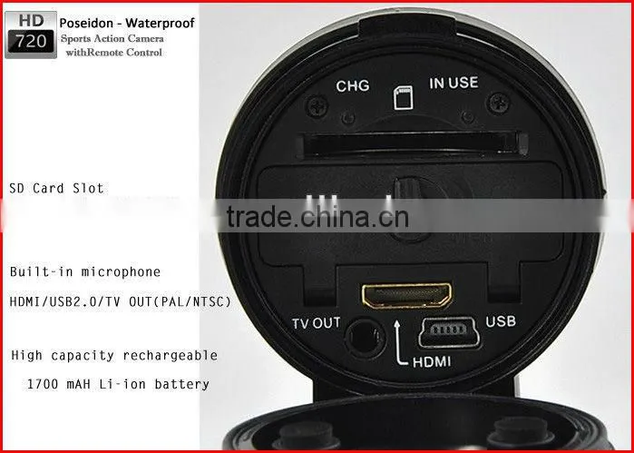 Wireless remote controller 720P HD cheap sport camera