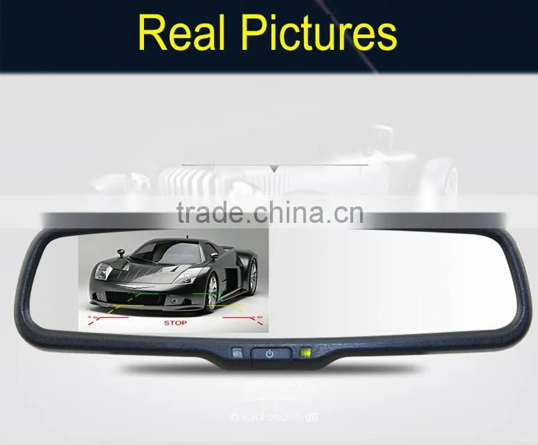 HD1080P 4.3" Special Car DVR Mirror Monitor with Original Bracket, Auto Dimming Rearview Car Mirror Parking monitor.
