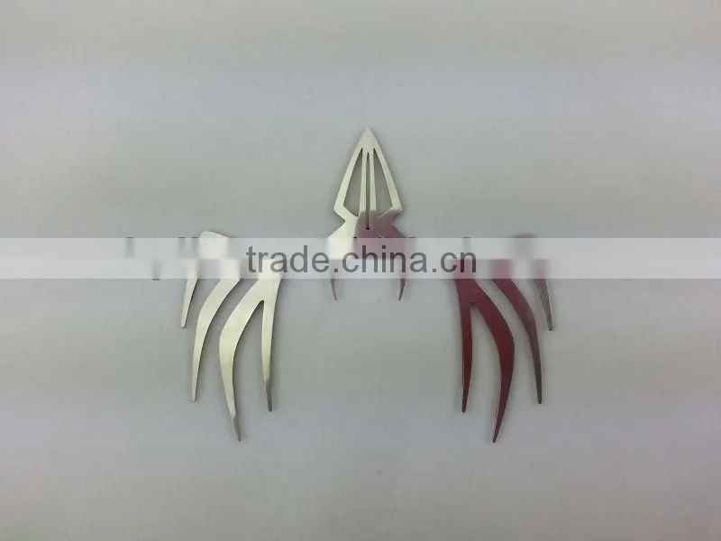 stock car fish decoration car sticker and emblem