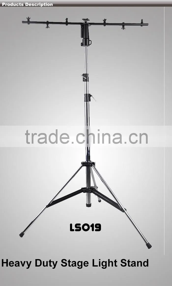 Stable Moving Head T-bar Par Lighting Stand LS019
