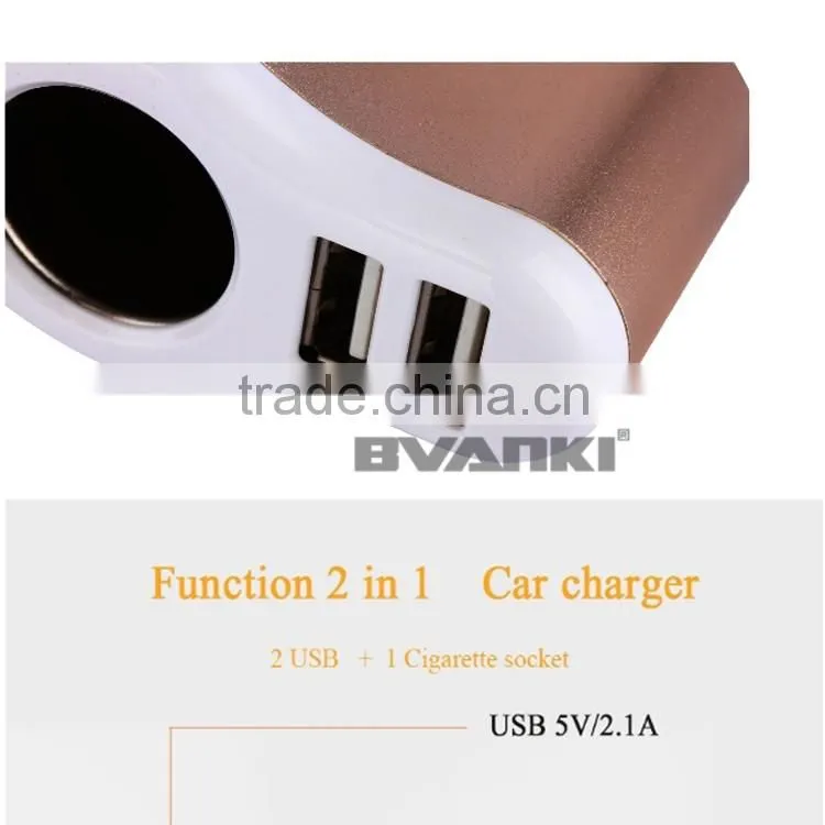 Brand New Multi Socket DC 12V/24V Dual Port Car Cigarette Lighter Splitter USB Plug Charger High Quality online shopping india