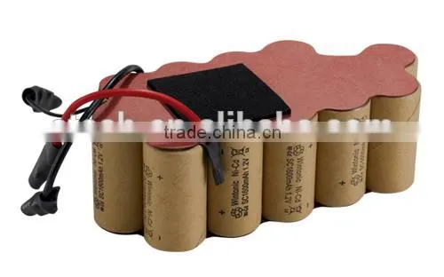 SC1500 9.6v nicd battery /sc1500 nimh rechargeable battery /sc1500 nicd battery pack