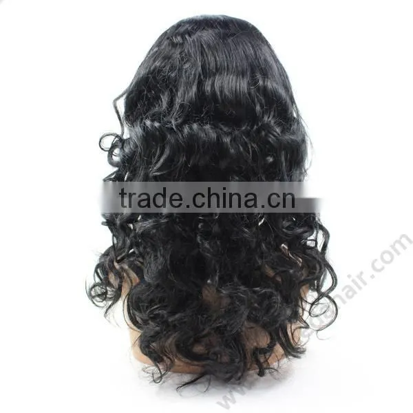 China manufacturer big discount wholesale brazilian full lace natural hair wig