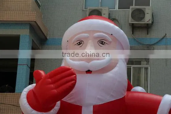 2014 New outdoor inflatable christmas decoration/ inflatable Santa Claus/ inflatable christmas decors
