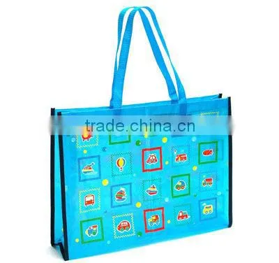 Promotional pp non woven tote bag with shiny or mat lamination