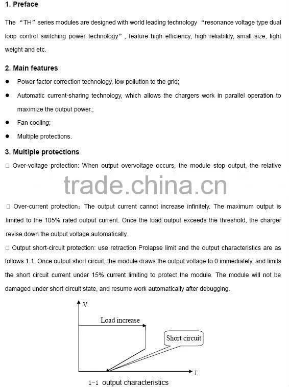 500V 600V 700V APFC modular electric car charger